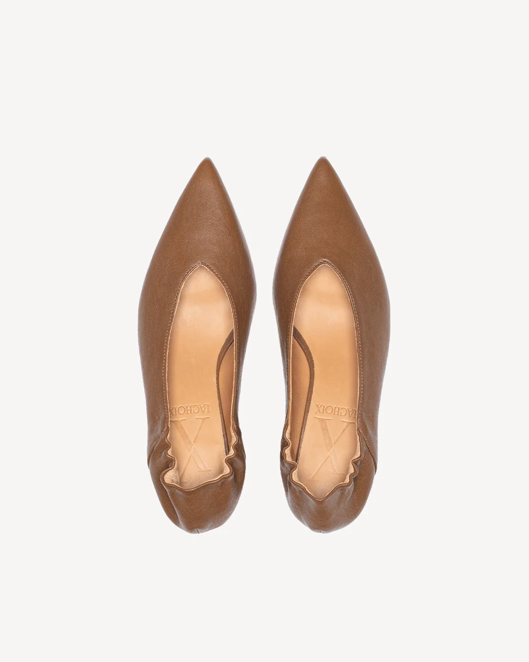 Audrey Kitten Heel Brown - Image 8