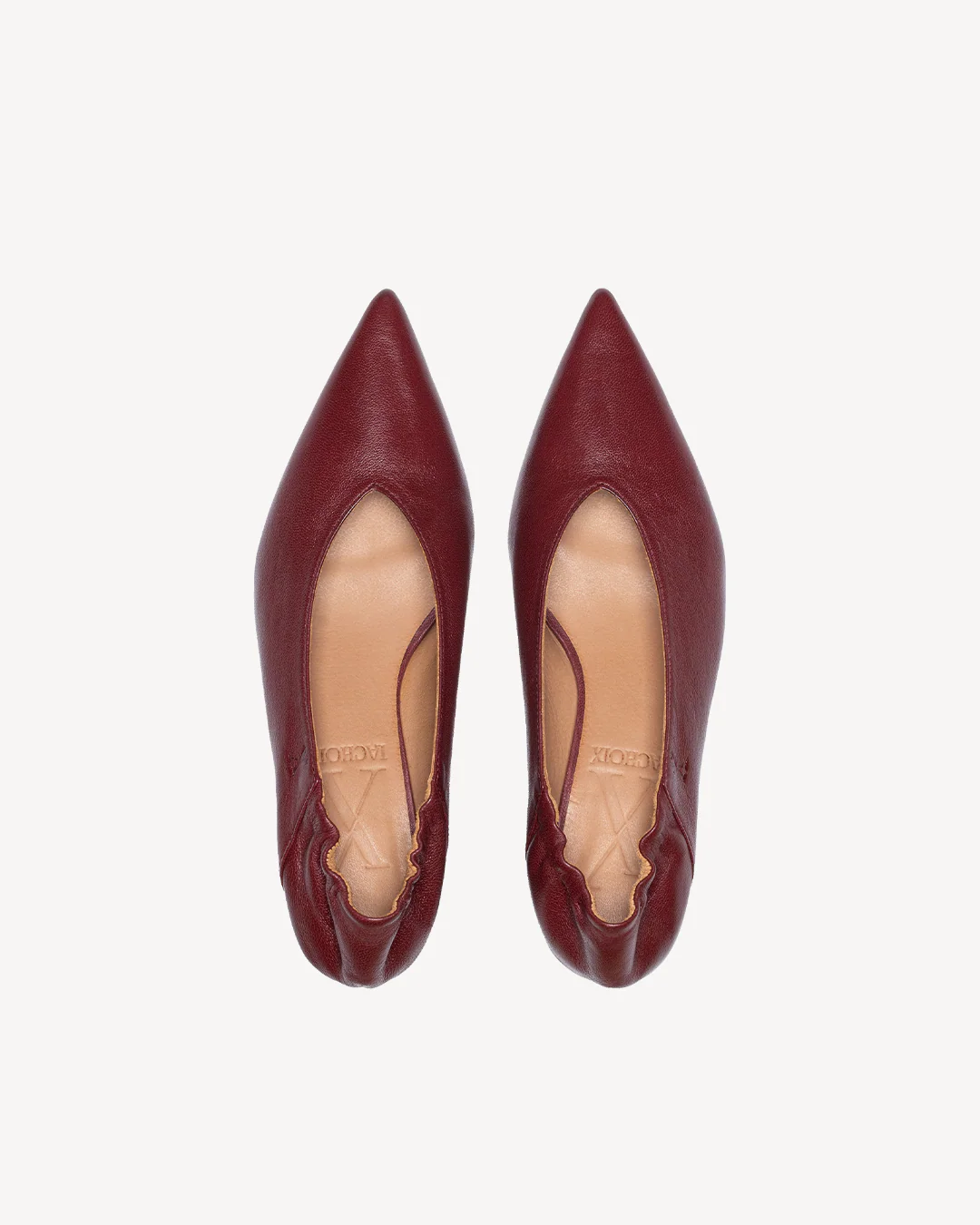 Audrey Kitten Heel Burgundy - Image 7