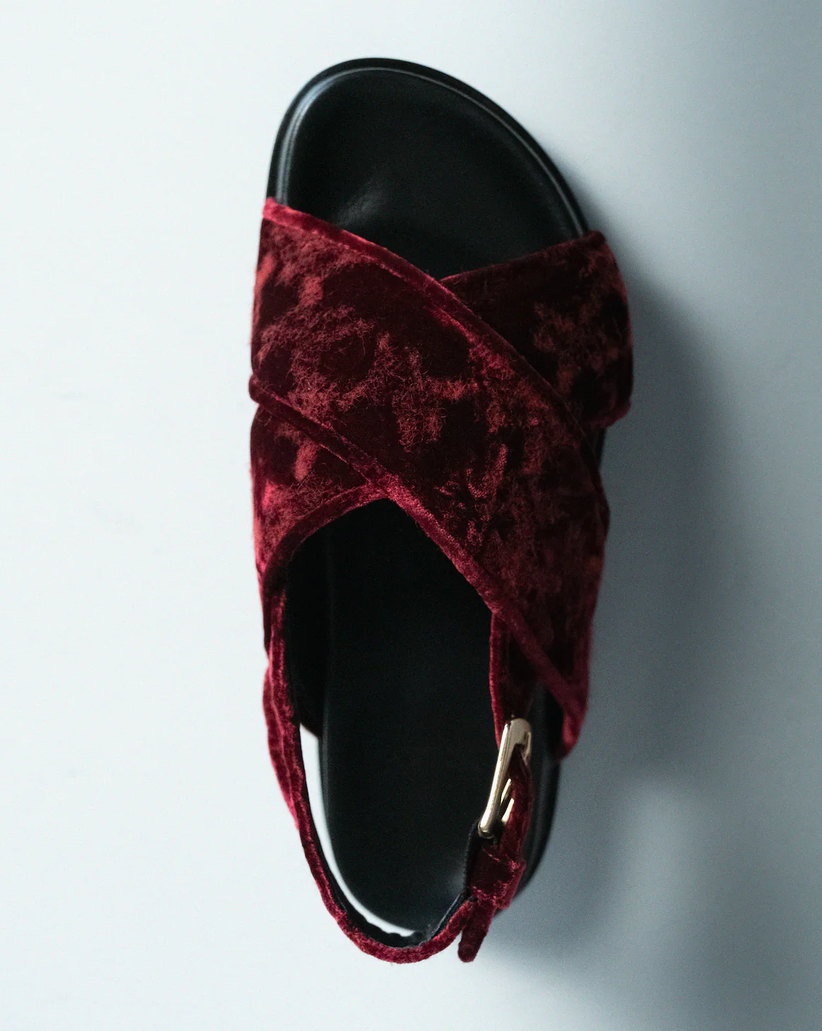 Bloom Crossed Sandals Ruby Red - Image 9