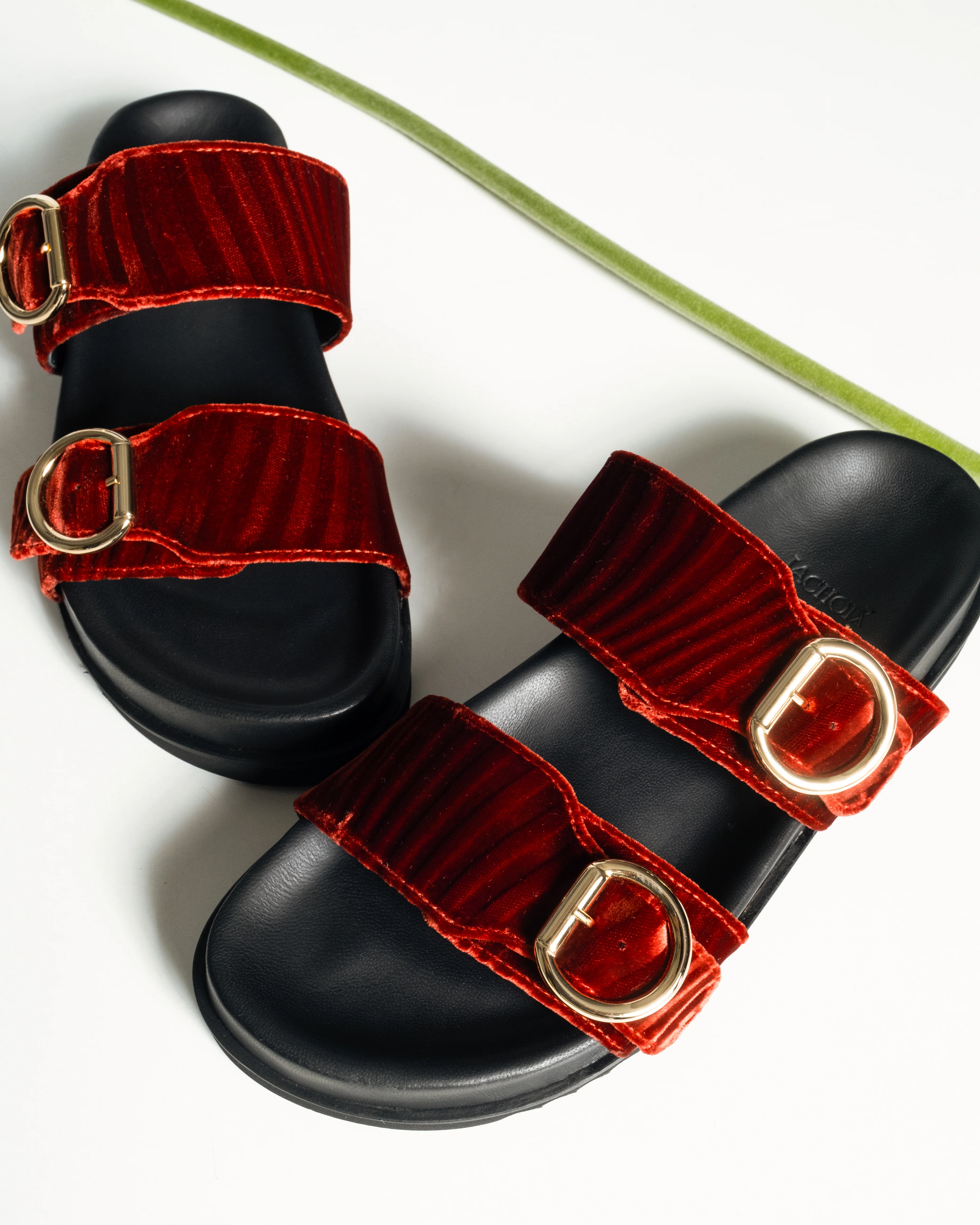 Double Buckle Sandals Ruggine - Image 5