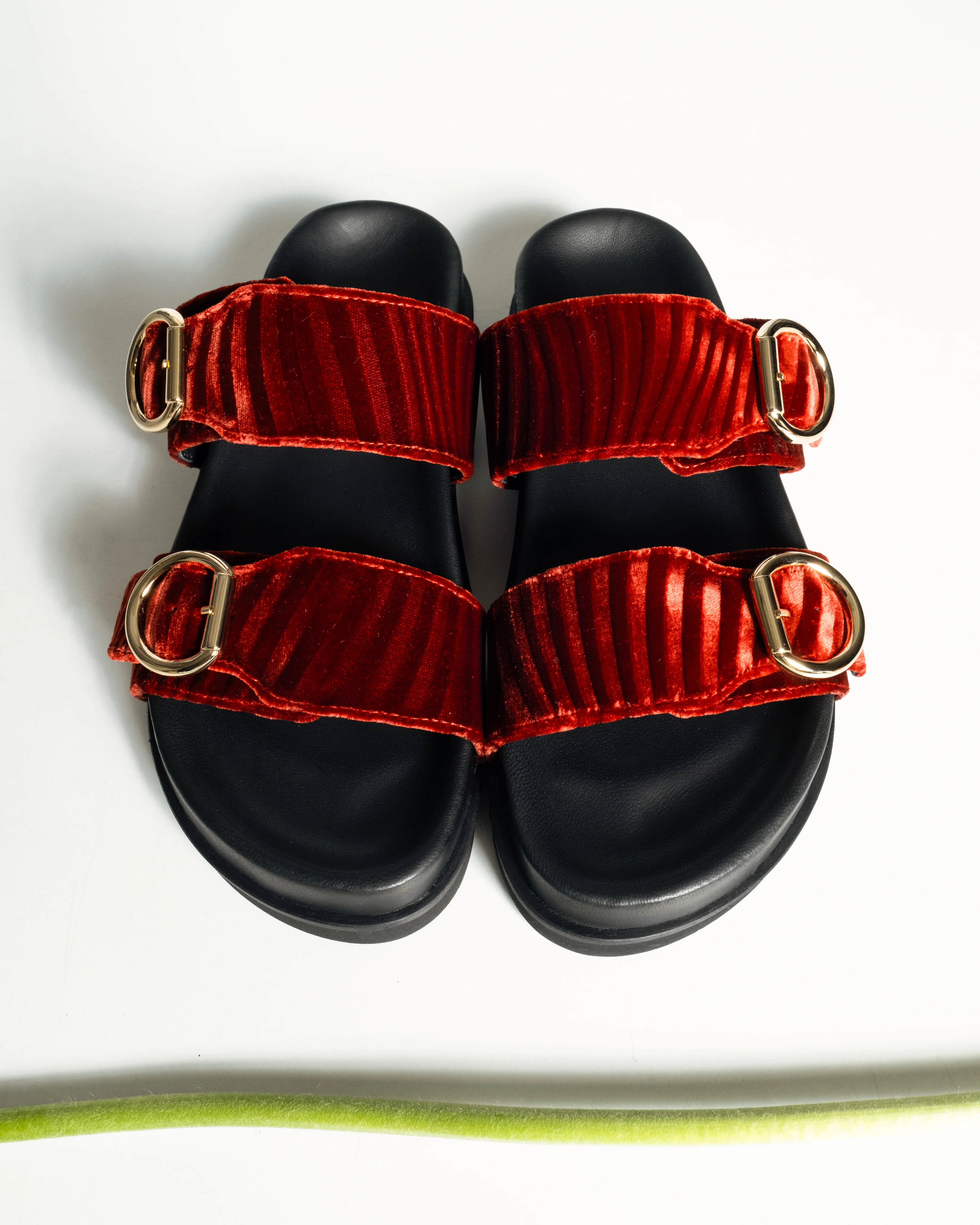 Double Buckle Sandals Ruggine - Image 7