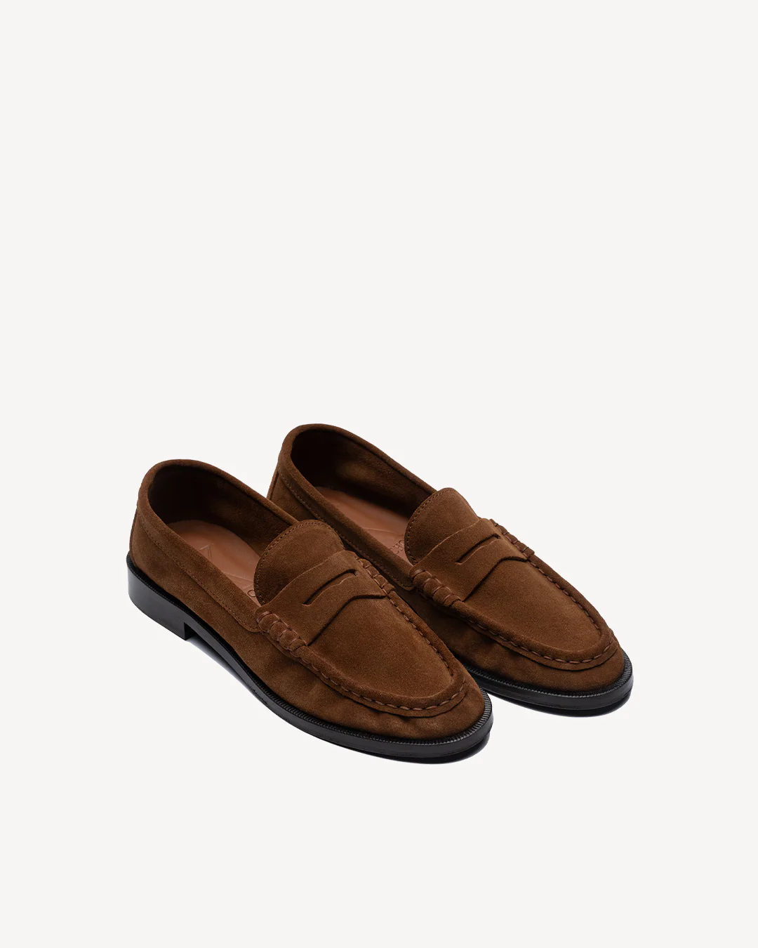 Freddie Mocha Suede Penny Loafer - Image 3