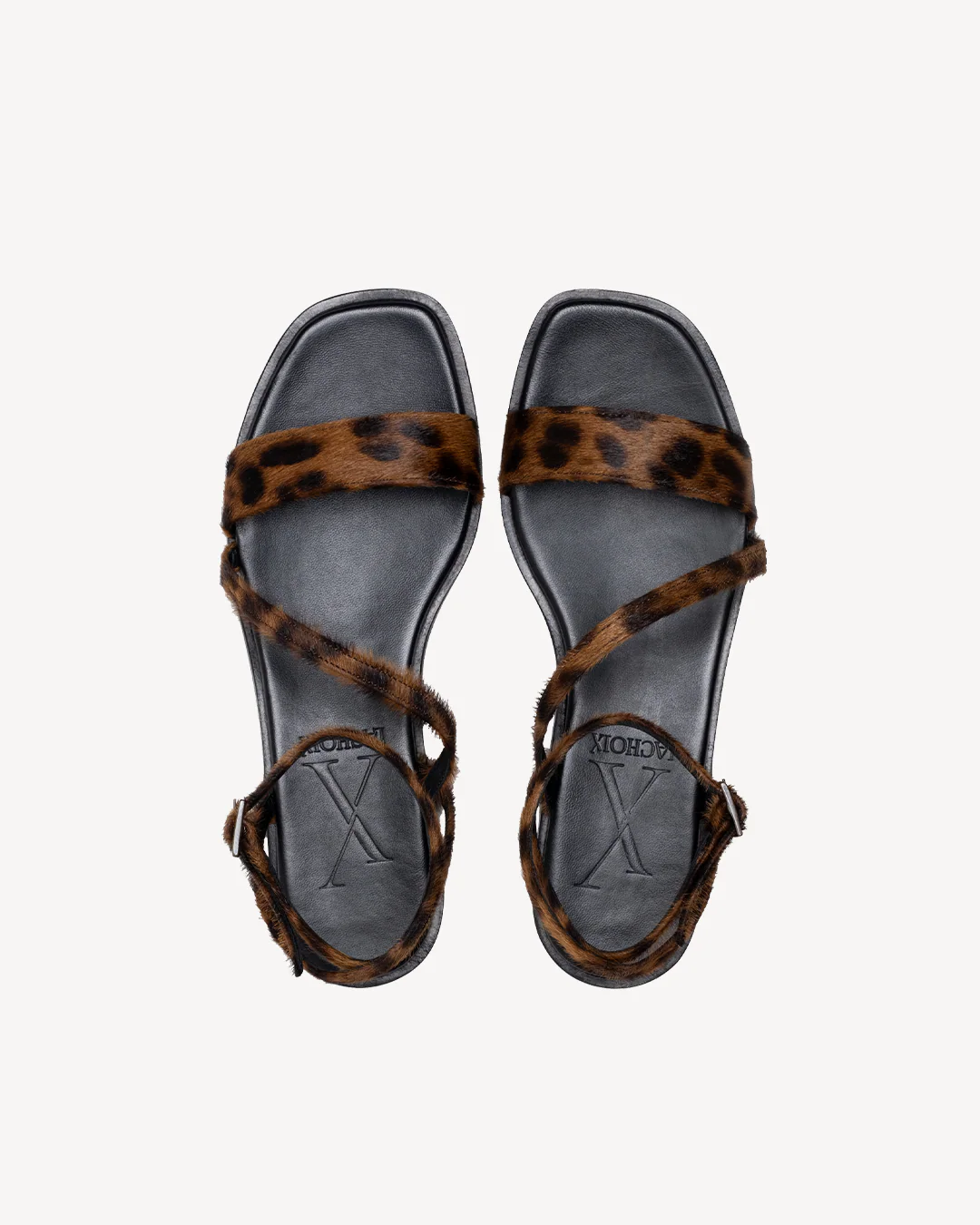 Grace Leopard Flat Sandals - Image 4