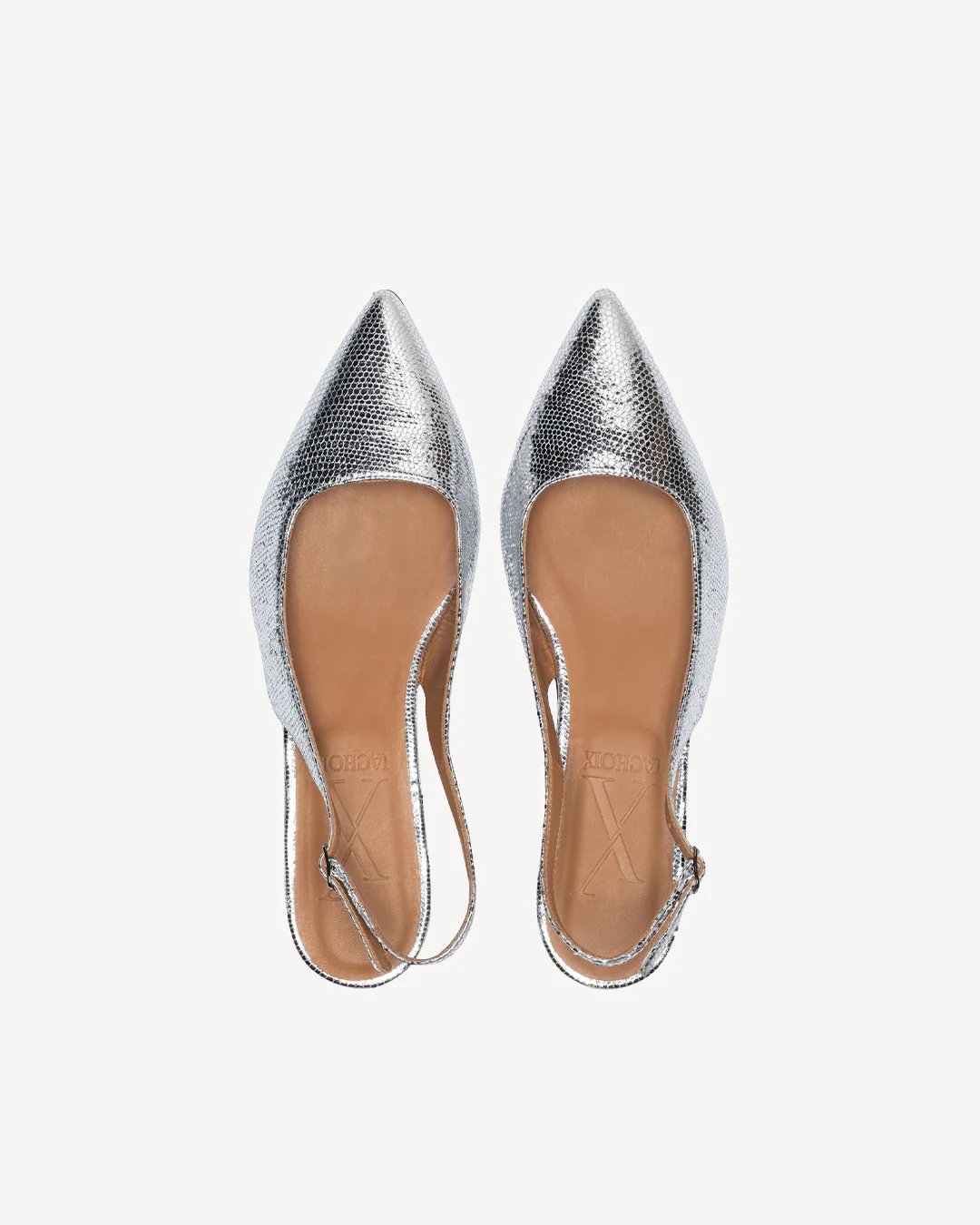 Jackie Slingback Silver - Image 3