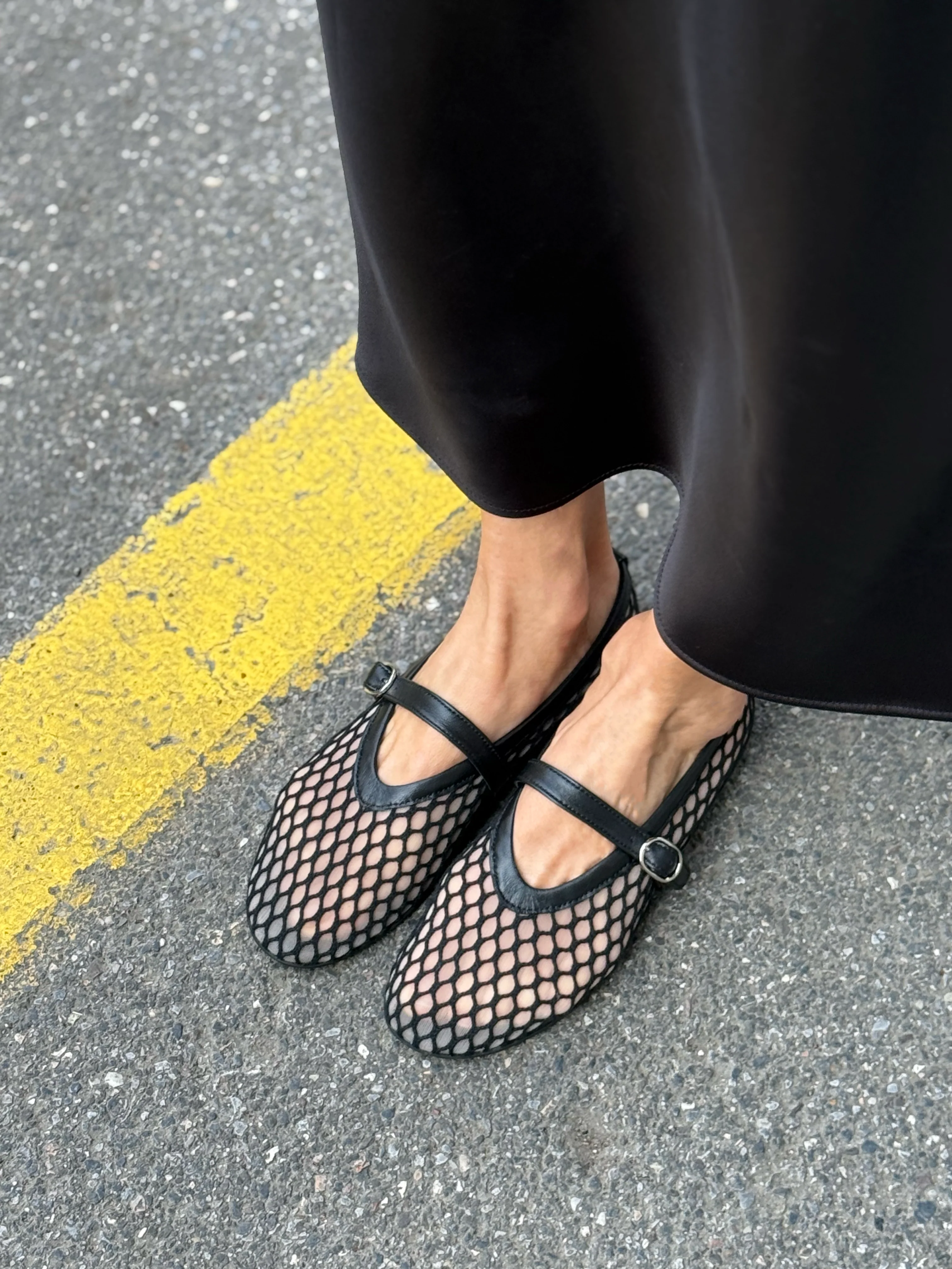 Lola Mary Jane Black Mesh - Image 6