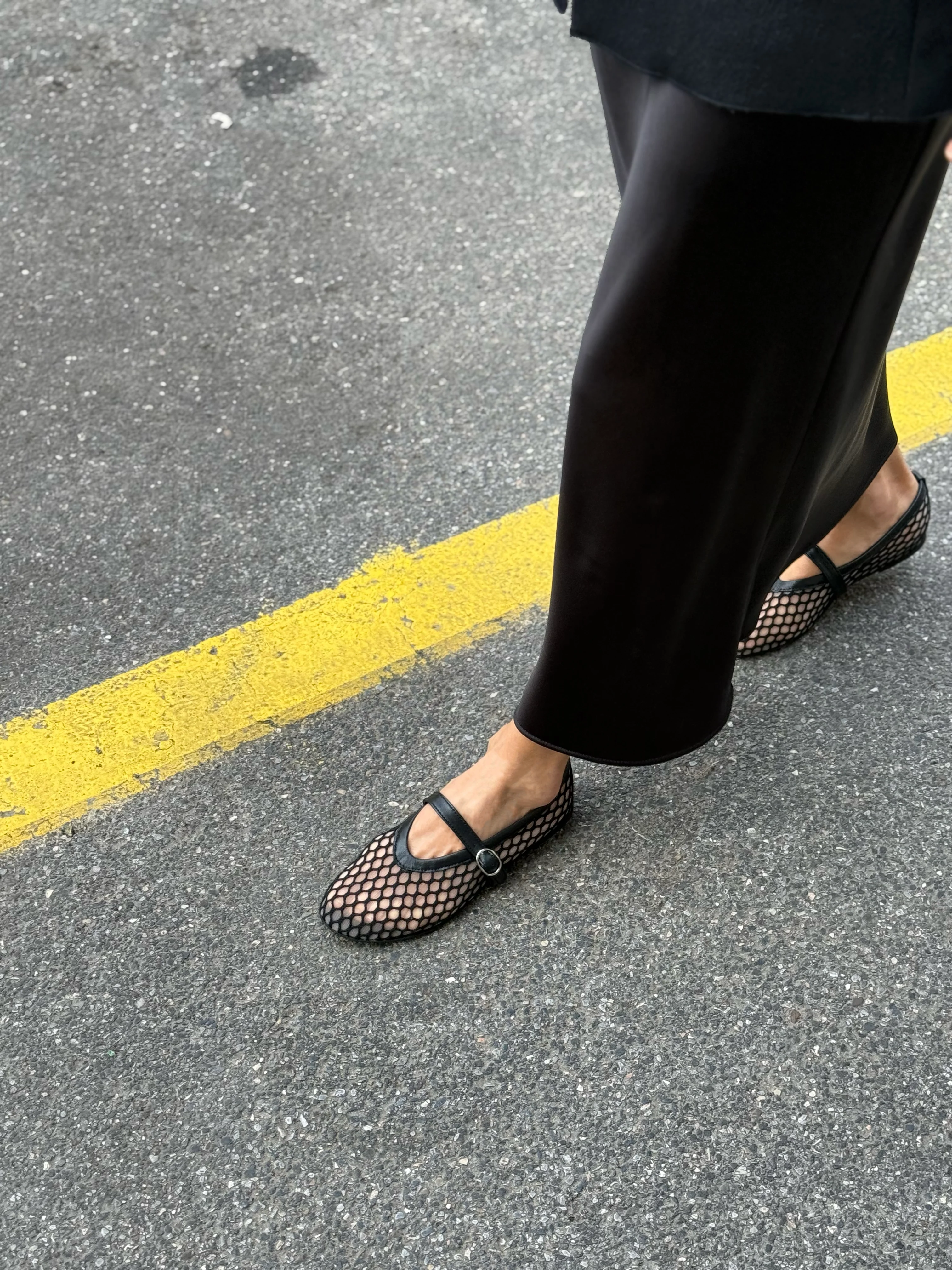 Lola Mary Jane Black Mesh - Image 7