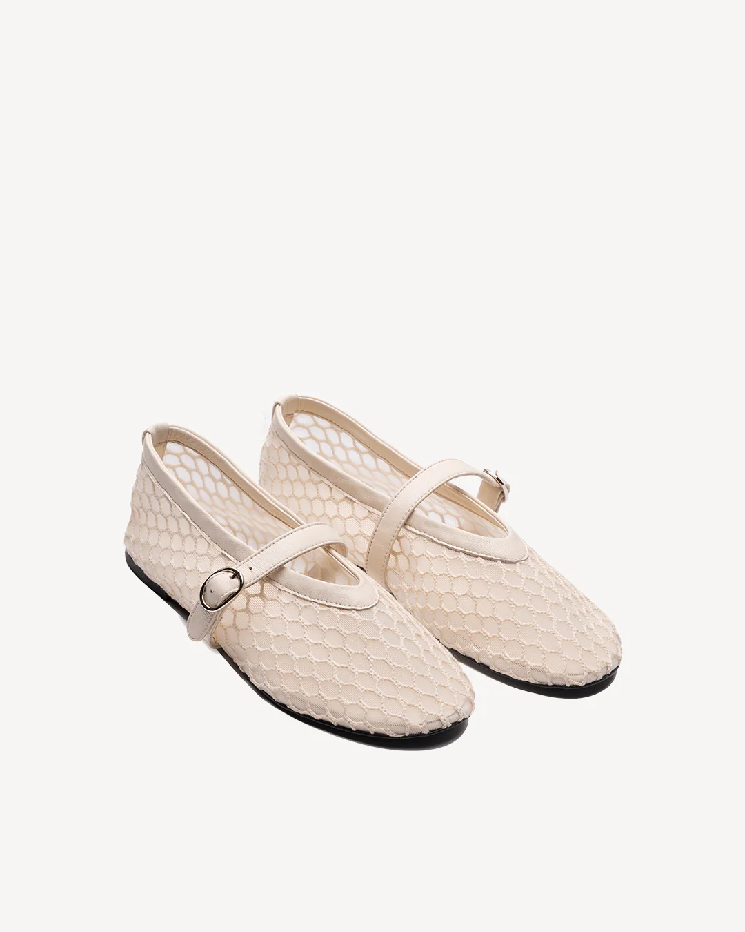 Lola Mary Jane White Mesh - Image 3
