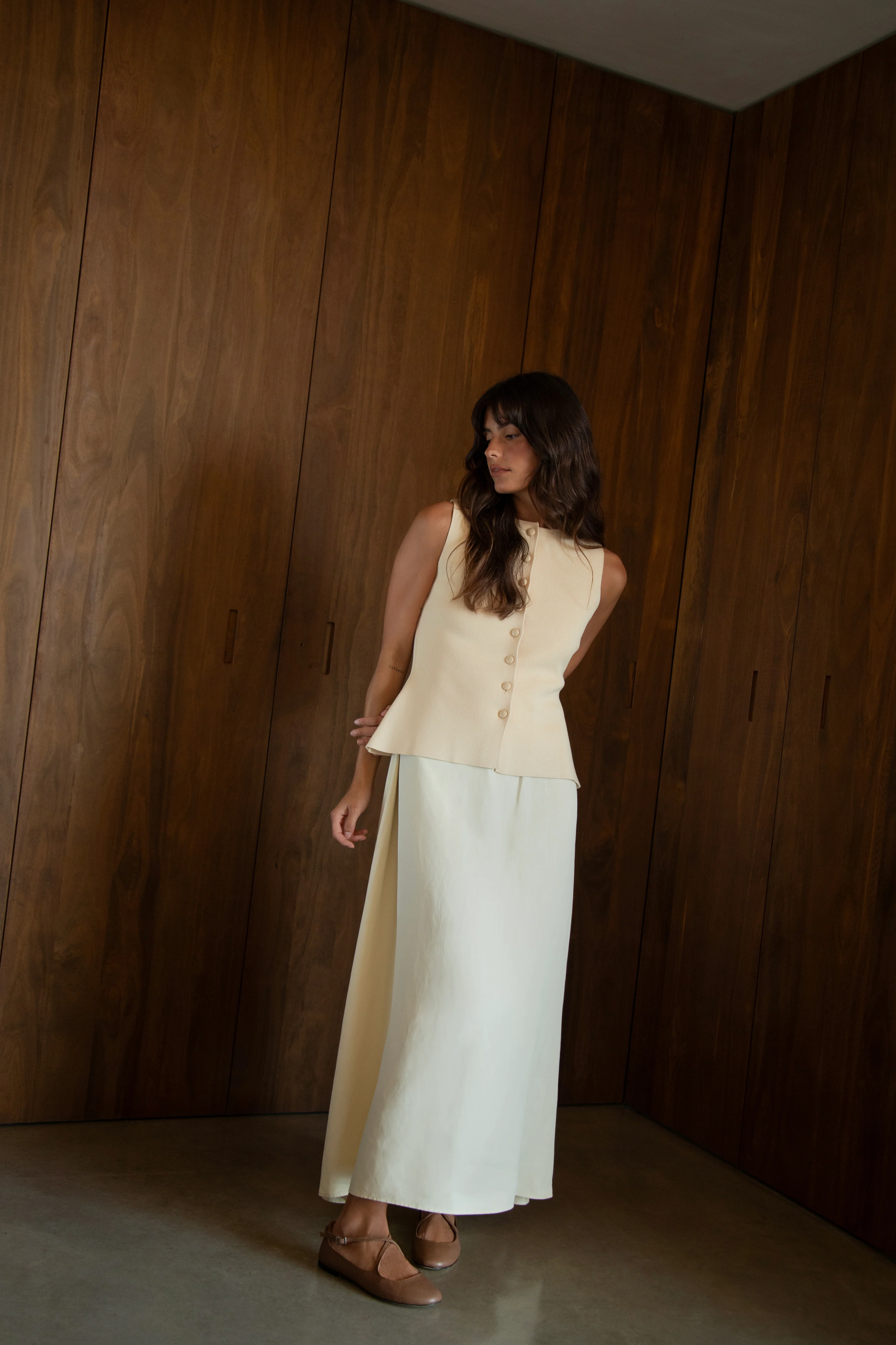 Lottie Crossed Ballerina Camel Brown - Image 6
