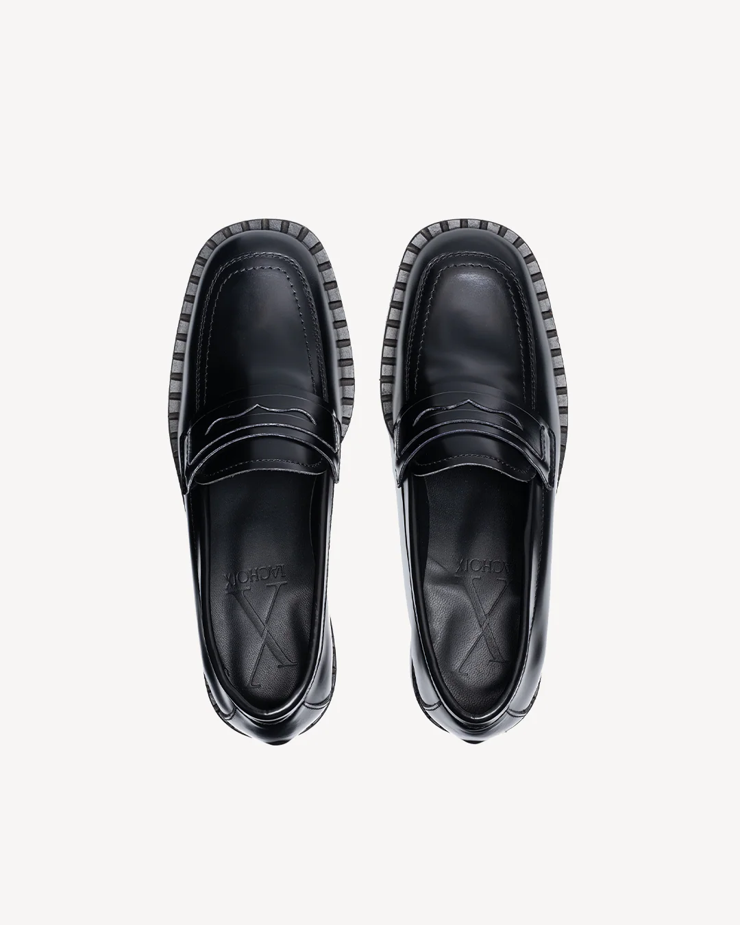 Black Mid-Heel Loafer - Image 5