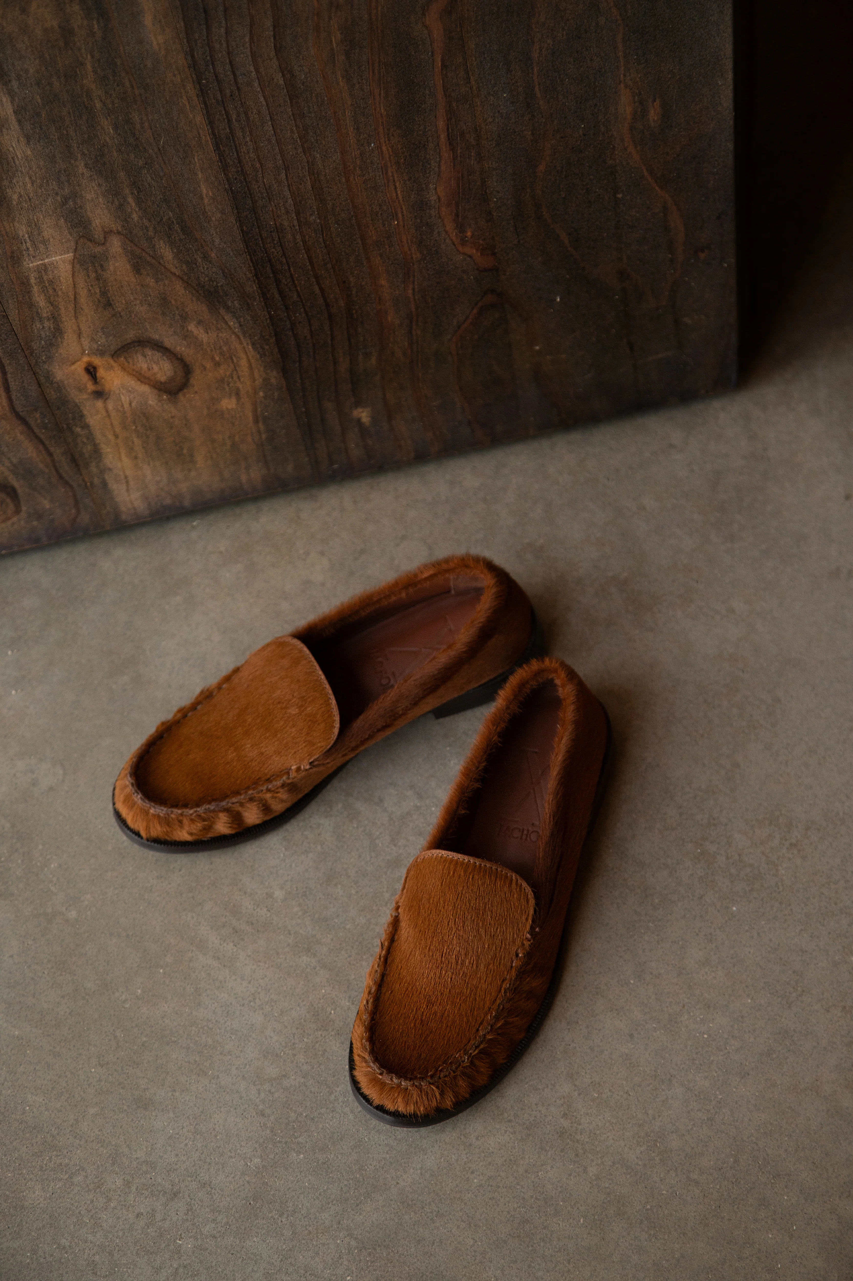 Moccasin Calf Hair Camel - Image 4