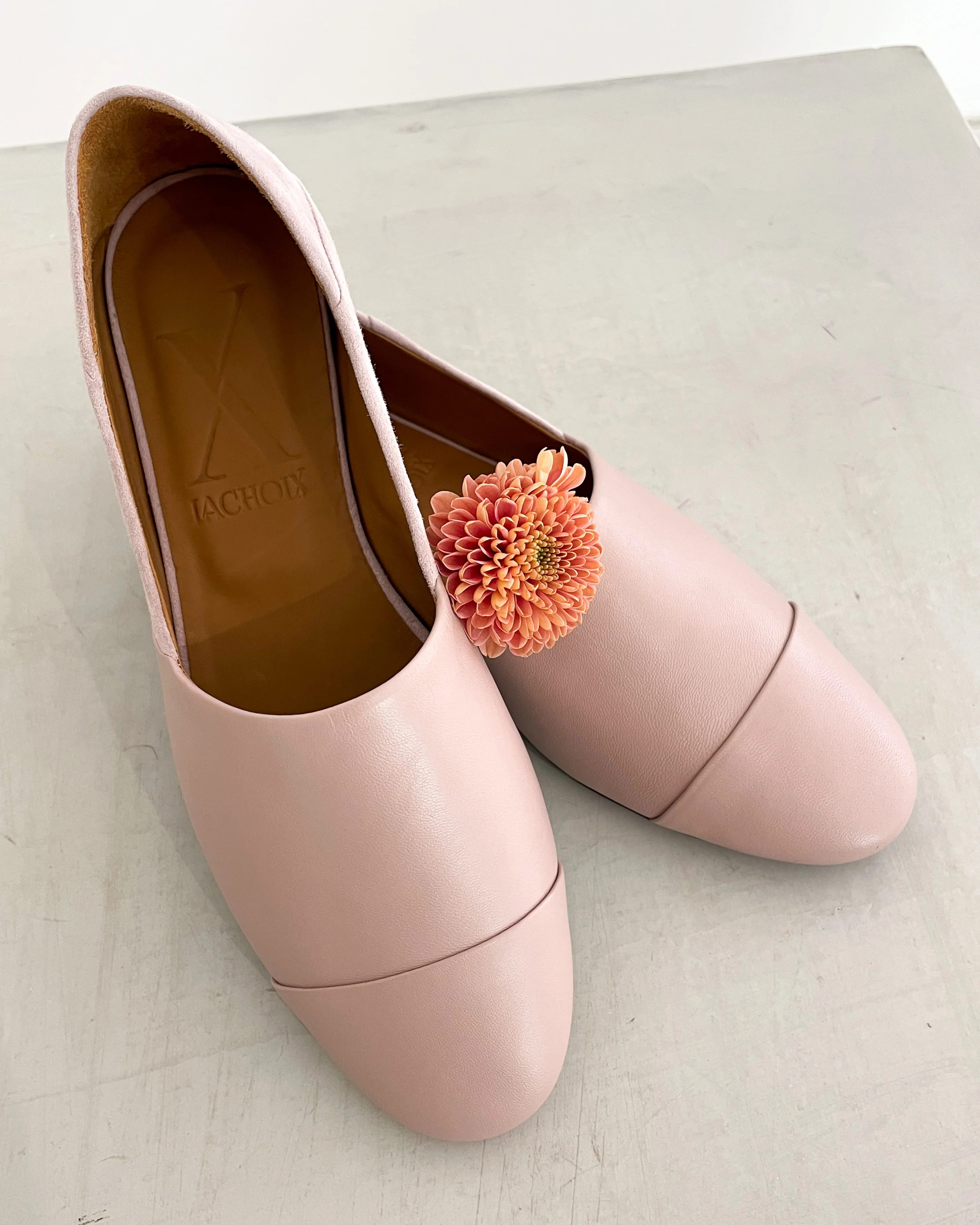 Pale Rose Slip-On Leather and Suede - Image 6