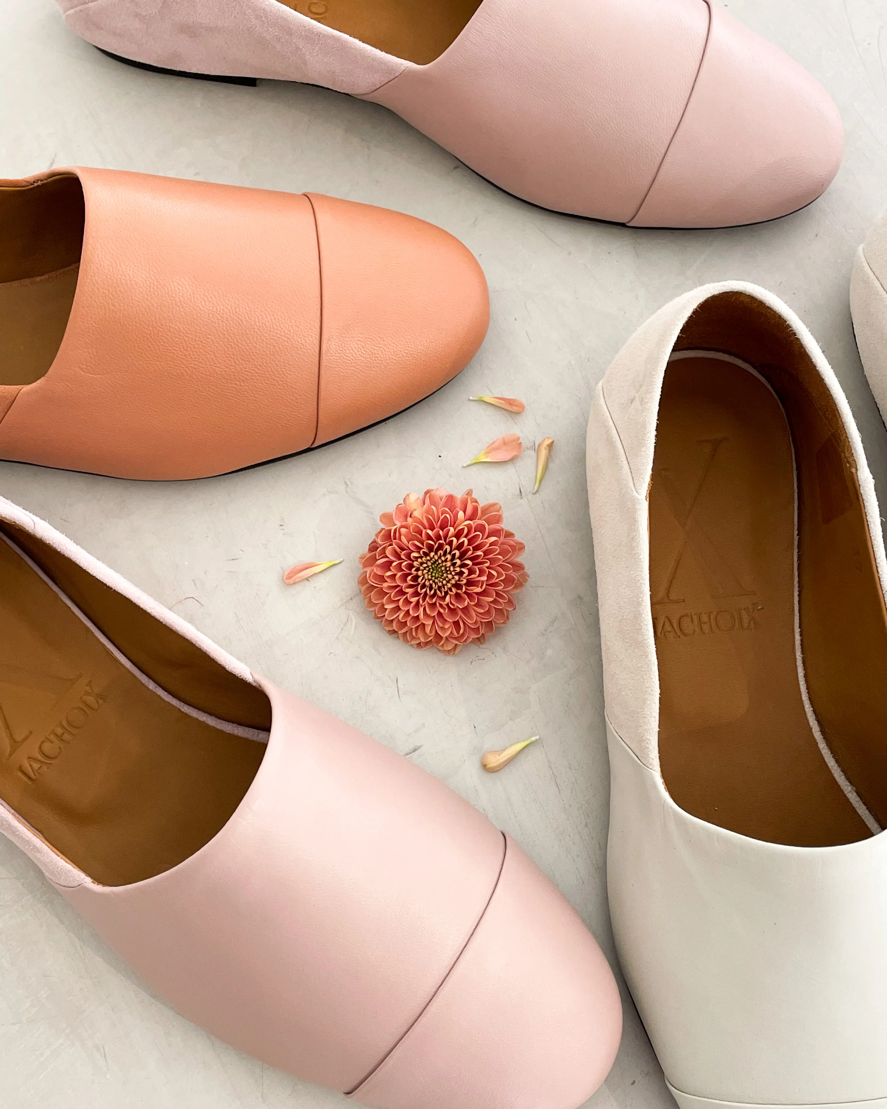 Pale Rose Slip-On Leather and Suede - Image 7